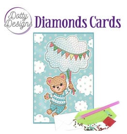 FIND IT FIND IT DOTTY DESIGNS BLUE BABY BEAR DIAMOND CARD KIT