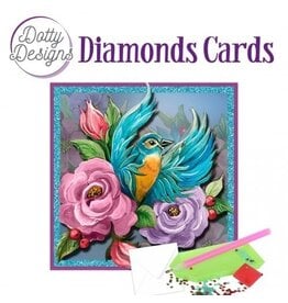 FIND IT FIND IT DOTTY DESIGNS BLUE BIRD DIAMOND CARD KIT