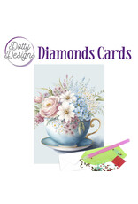 FIND IT FIND IT DOTTY DESIGNS CUP OF BLOOMS 2 DIAMOND CARD KIT