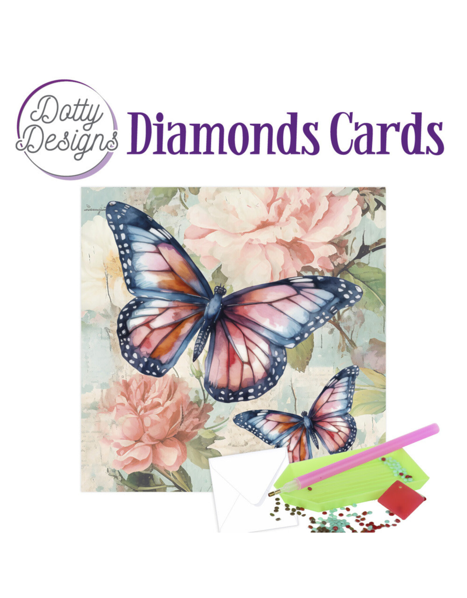 FIND IT FIND IT DOTTY DESIGNS FLUTTER FLAIR 1 DIAMOND CARD KIT