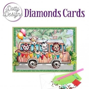 FIND IT TRADING FIND IT DOTTY DESIGNS JUNGLE BUS DIAMOND CARD KIT