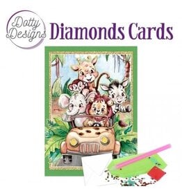 FIND IT FIND IT DOTTY DESIGNS JUNGLE CAR DIAMOND CARD KIT