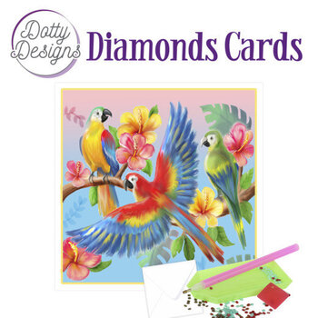 FIND IT FIND IT DOTTY DESIGNS PARROTS 1 DIAMOND CARD KIT