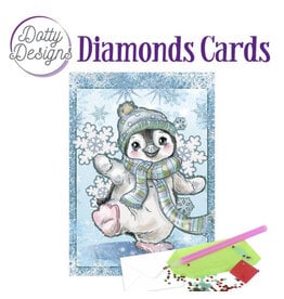 FIND IT FIND IT DOTTY DESIGNS PENGUIN DIAMOND CARD KIT