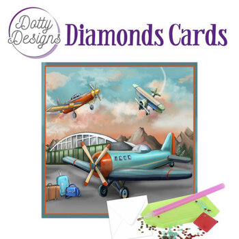 FIND IT TRADING FIND IT DOTTY DESIGNS PLANES DIAMOND CARD KIT