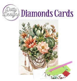 FIND IT FIND IT DOTTY DESIGNS PLANT PARADISE 2 DIAMOND CARD KIT