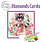 FIND IT FIND IT DOTTY DESIGNS RACCOON IN DRESS DIAMOND CARD KIT