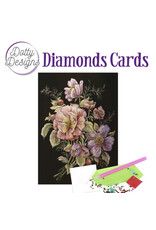 FIND IT FIND IT DOTTY DESIGNS ROSES IN BLACK DIAMOND CARD KIT