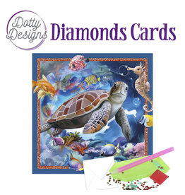 FIND IT FIND IT DOTTY DESIGNS SEA TURTLE DIAMOND CARD KIT