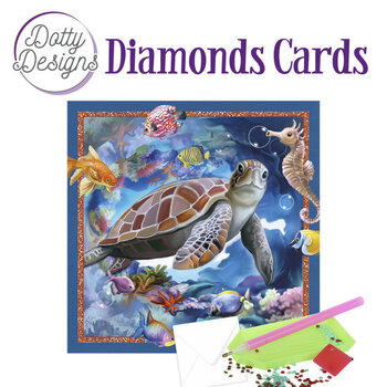 FIND IT FIND IT DOTTY DESIGNS SEA TURTLE DIAMOND CARD KIT