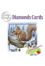 FIND IT FIND IT DOTTY DESIGNS SQUIRREL IN A SNOWY LANDSCAPE DIAMOND CARD KIT