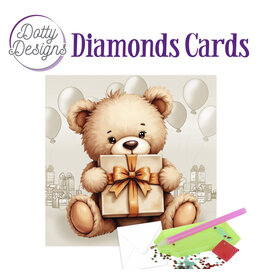 FIND IT FIND IT DOTTY DESIGNS TEDDY 1 DIAMOND CARD KIT