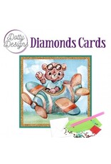 FIND IT FIND IT DOTTY DESIGNS TEDDYBEAR IN AIRPLANE DIAMOND CARD KIT