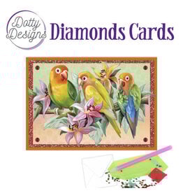 FIND IT FIND IT DOTTY DESIGNS TROPICAL BIRDS DIAMOND CARD KIT