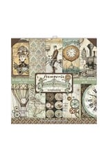 STAMPERIA STAMPERIA VOYAGES FANTASTIQUES 8x8 PAPER PACK 10 SHEETS