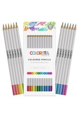 SPECTRUM NOIR SPECTRUM NOIR COLORISTA BRIGHT & VIVID COLOURED PENCILS 12/PK