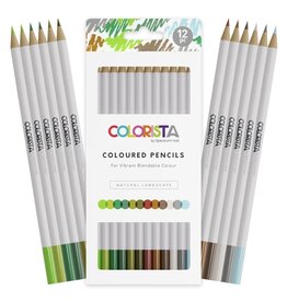 SPECTRUM NOIR SPECTRUM NOIR COLORISTA NATURAL LANDSCAPE COLOURED PENCILS 12/PK