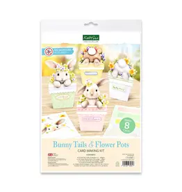 KATY SUE KATY SUE BUNNY TAILS & FLOWER POTS CARD MAKING KIT