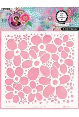 STUDIOLIGHT STUDIOLIGHT ART BY MARLENE A LOT OF DAISIES 8x8 MASKS STENCIL