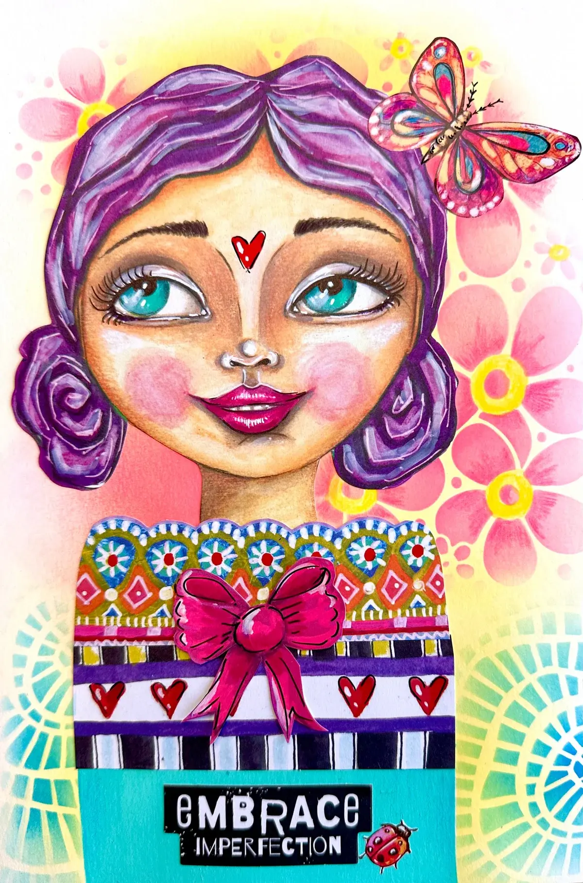 STUDIOLIGHT STUDIOLIGHT ART BY MARLENE A LOT OF DAISIES 8x8 MASKS STENCIL