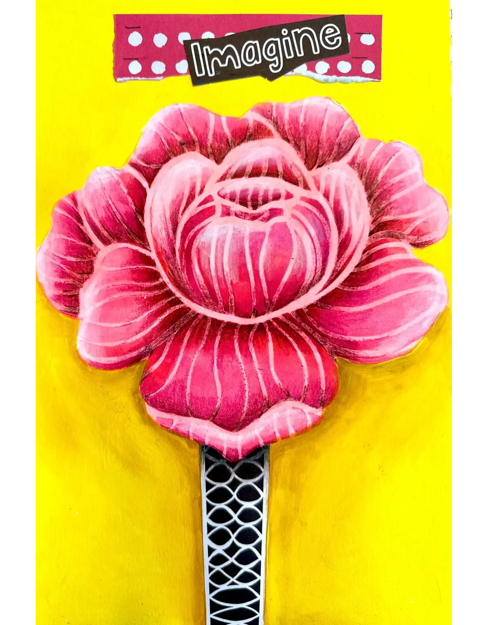 STUDIOLIGHT STUDIOLIGHT ART BY MARLENE FLORAL LINES 8x8 MASKS STENCIL