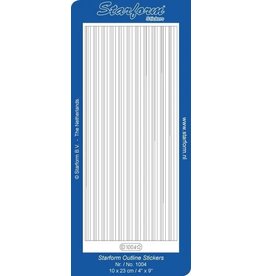 STARFORM STARFORM SILVER THIN LINES PEEL OFFS