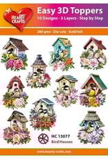 HEARTY CRAFTS HEARTY CRAFTS BIRD HOUSES EASY 3D TOPPERS