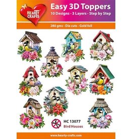 HEARTY CRAFTS HEARTY CRAFTS BIRD HOUSES EASY 3D TOPPERS