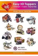 HEARTY CRAFTS HEARTY CRAFTS  MEN'S CLASSICS EASY 3D TOPPERS