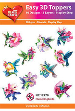 HEARTY CRAFTS HEARTY CRAFTS  HUMMINGBIRDS EASY 3D TOPPERS
