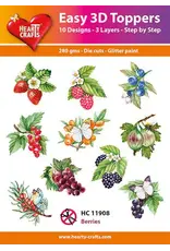 HEARTY CRAFTS HEARTY CRAFTS BERRIES EASY 3D TOPPERS