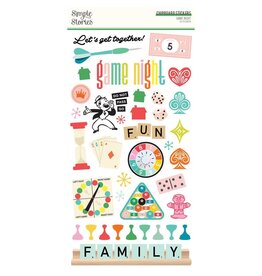 SIMPLE STORIES SIMPLE STORIES GAME NIGHT CHIPBOARD STICKERS