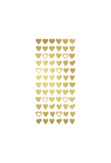 PAPER HOUSE PRODUCTIONS PAPER HOUSE GOLD HEARTS DECORATIVE STICKERS