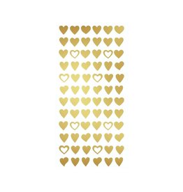 PAPER HOUSE PRODUCTIONS PAPER HOUSE GOLD HEARTS DECORATIVE STICKERS
