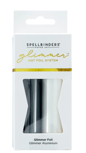 SPELLBINDERS SPELLBINDERS GLIMMER FOIL OPAQUE BLACK & WHITE 2 PACK