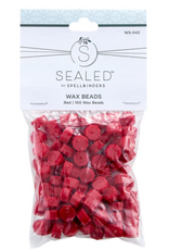 SPELLBINDERS SPELLBINDERS SEALED BY SPELLBINDERS COLLECTION RED WAX BEADS 100/PK