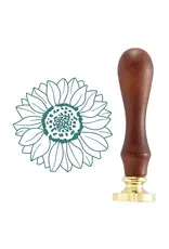 SPELLBINDERS SPELLBINDERS SERENADE OF AUTUMN COLLECTION SUNFLOWER WAX SEAL STAMP