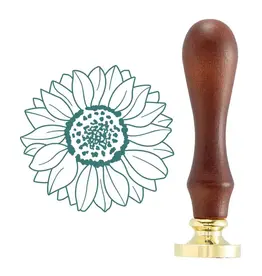 SPELLBINDERS SPELLBINDERS SERENADE OF AUTUMN COLLECTION SUNFLOWER WAX SEAL STAMP