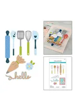 SPELLBINDERS SPELLBINDERS TINA SMITH FLUFF, FROST & ROLL ETCHED DIE SET