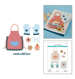 SPELLBINDERS SPELLBINDERS TINA SMITH MADE WITH LOVE ETCHED DIE SET