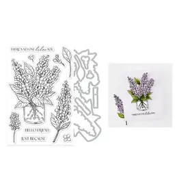 HERO ARTS HERO ARTS NO ONE LILAC YOU CLEAR STAMP AND DIE SET