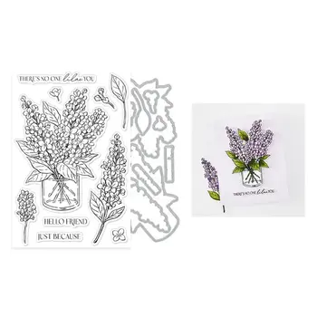 HERO ARTS HERO ARTS NO ONE LILAC YOU CLEAR STAMP AND DIE SET