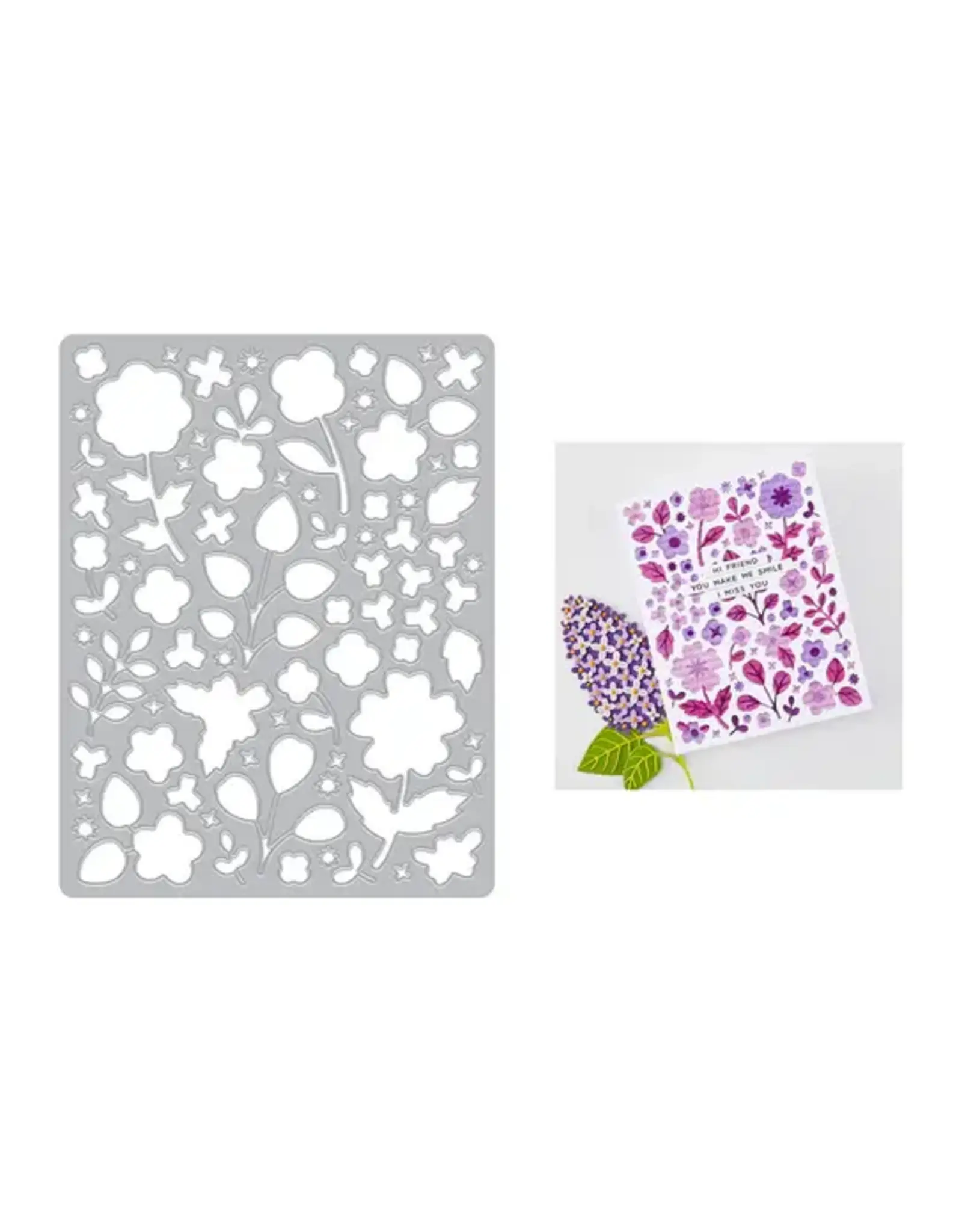 HERO ARTS HERO ARTS MEADOW BLOOMS COVER PLATE DIE