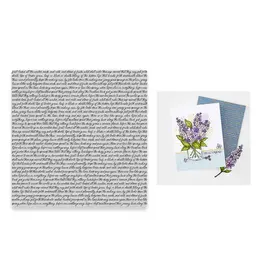 HERO ARTS HERO ARTS BIRDSONG SCRIPT 6x6 CLING STAMP