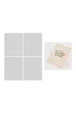 HERO ARTS HERO ARTS CONFETTI LAYERING STENCIL SET