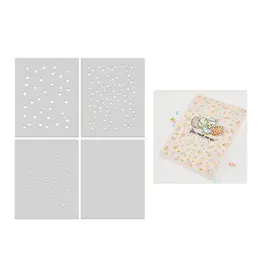 HERO ARTS HERO ARTS CONFETTI LAYERING STENCIL SET