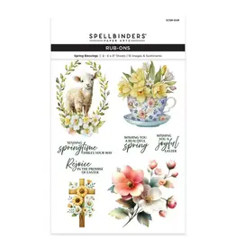 SPELLBINDERS SPELLBINDERS SPRING BLESSINGS RUB-ON TRANSFERS
