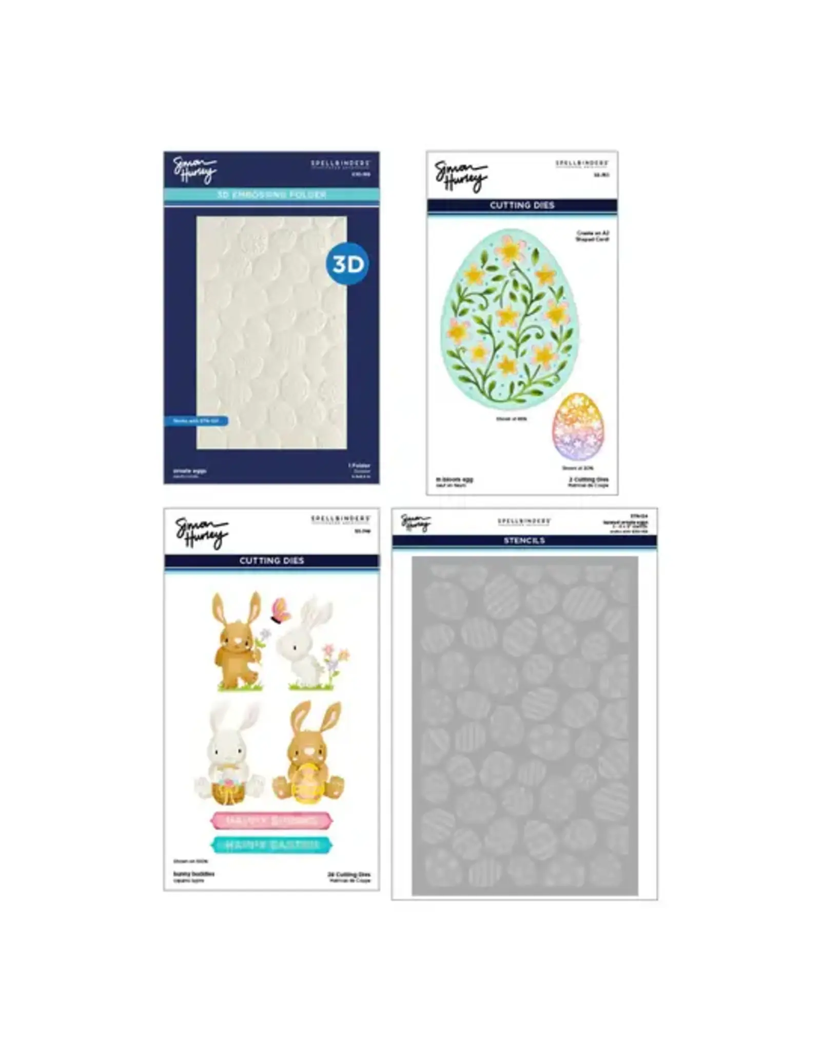 SPELLBINDERS SPELLBINDERS SIMON HURLEY HAPPY SPRING I WANT IT ALL BUNDLE