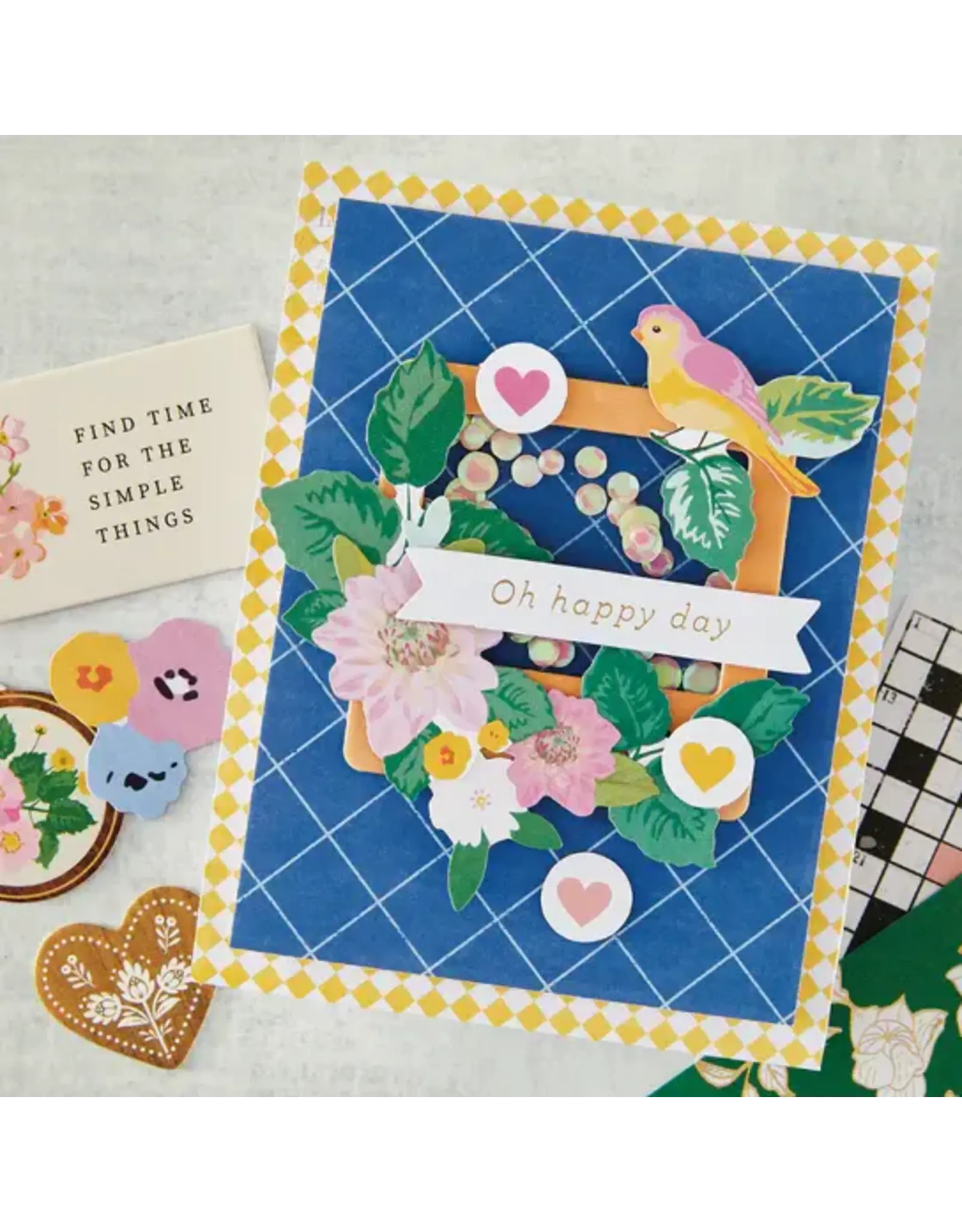 SPELLBINDERS SPELLBINDERS ROSIE'S STUDIO BREAKFAST IN BED CHIPBOARD FRAMES & CORNERS