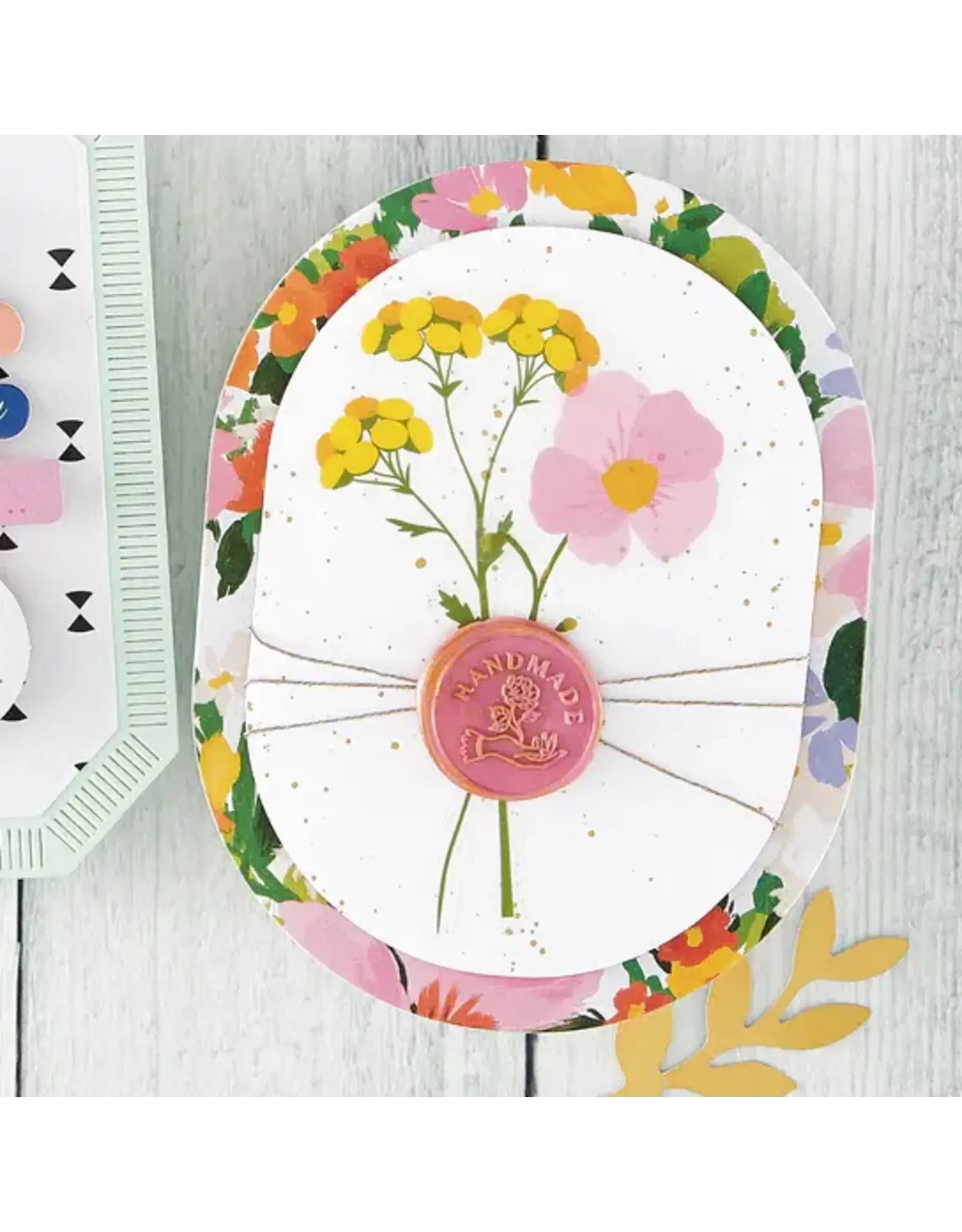 SPELLBINDERS SPELLBINDERS ROSIE'S STUDIO BREAKFAST IN BED FLORAL DIE-CUTS STICKERS 24/PK